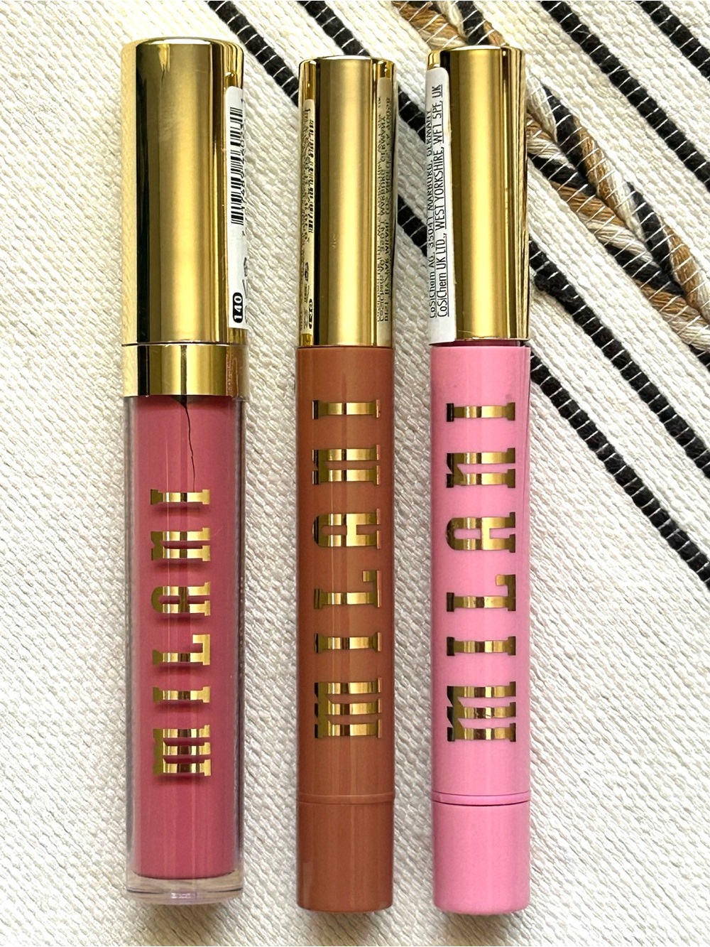 NEW Milani Lip Bundle Stay Put The Moment + Keep It Full Honey & Ballet